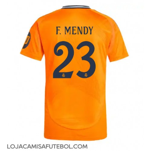 Camisa de Futebol Real Madrid Ferland Mendy #23 Equipamento Secundário 2024-25 Manga Curta